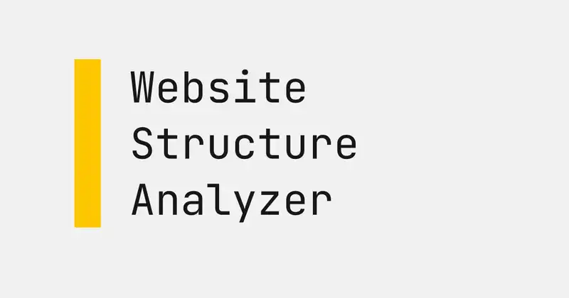 Website Structure Analyzer